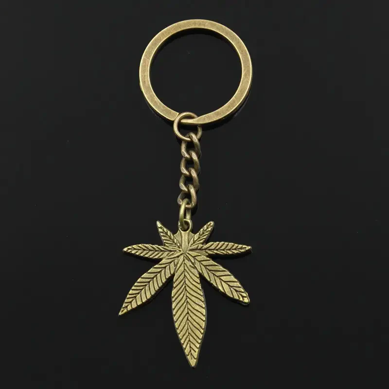 Weed Leaf Keychain - Image 4