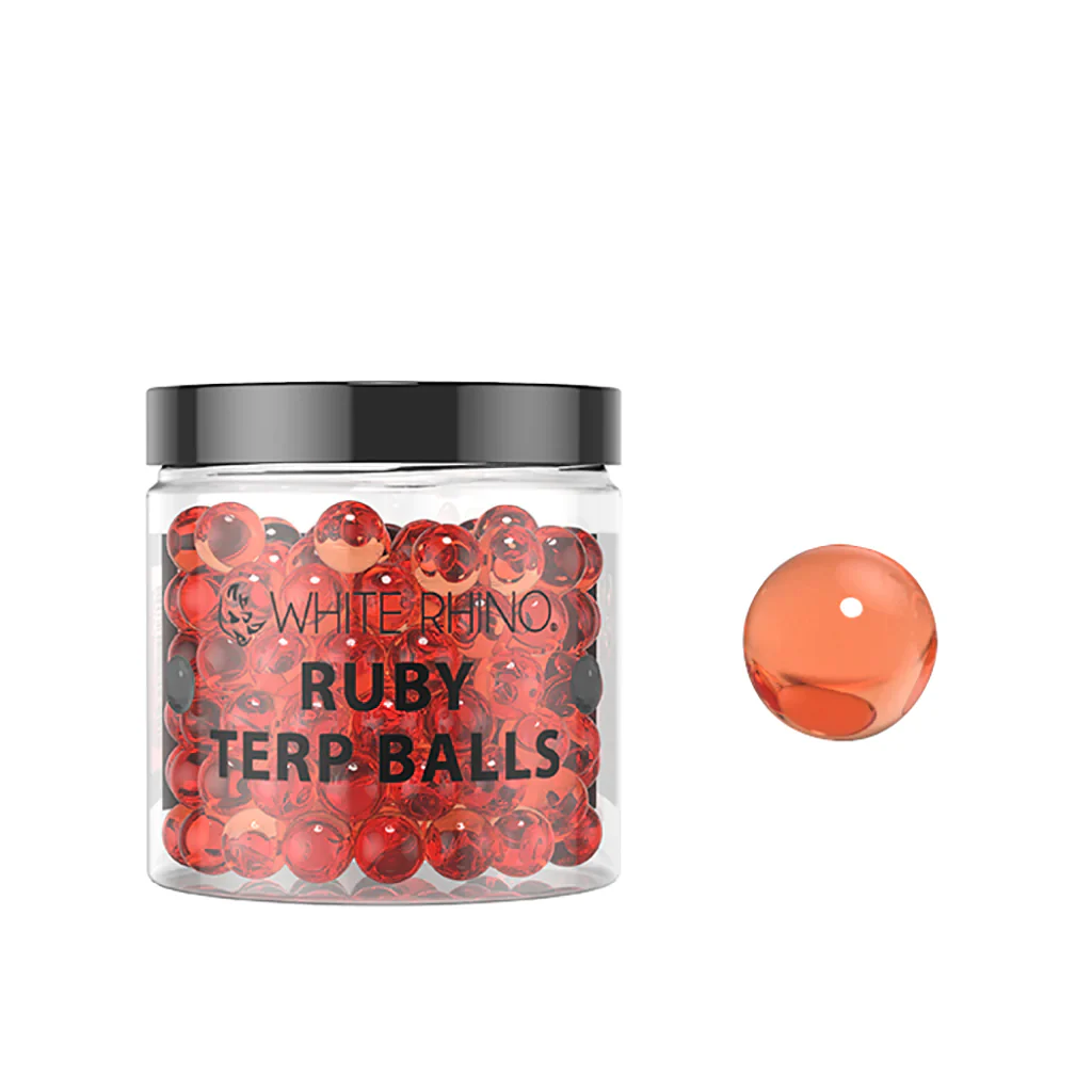 White Rhino Terp Ball Pearls Ruby 6mm - Image 2